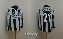 (l) Juventus Shirt Jersey Italy Football Zidane France Real Madrid Maillot