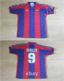 (m) Barcelona Shirt Jersey Ronaldo Real Madrid Inter Milan Brazil Player Issue