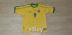 (m) Brazil Shirt Jersey Ronaldo Real Madrid Barcelona Ac Milan Inter Italy