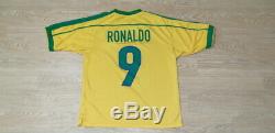 (m) Brazil Shirt Jersey Ronaldo Real Madrid Barcelona Ac Milan Inter Italy