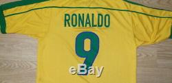 (m) Brazil Shirt Jersey Ronaldo Real Madrid Barcelona Ac Milan Inter Italy
