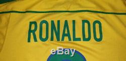 (m) Brazil Shirt Jersey Ronaldo Real Madrid Barcelona Ac Milan Inter Italy