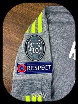 (m) Cristiano Ronaldo 7 Real Madrid 15/16 Champions League New Gray Long Sleeve