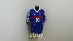 (m) France Shirt Jersey Maillot Zidane Real Madrid Bordeaux Italy Spain
