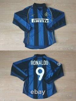 (m) Inter Milan Shirt Jersey Maglia Ronaldo Brazil Barcelona Real Madrid