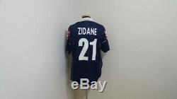 (m) Juventus Shirt Jersey Italy Football Zidane France Real Madrid Bordeaux