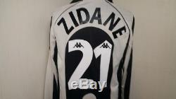 (m) Juventus Shirt Jersey Italy Football Zidane France Real Madrid Maillot