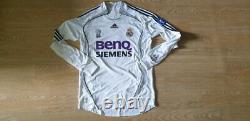 (m) Real Madrid Shirt Jersey Beckham Manchester Home Long Sleeve Ls