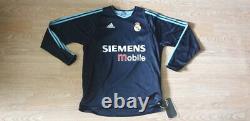 (m) Real Madrid Shirt Jersey Player Issue Long Sleeve Double Layer Ls Long