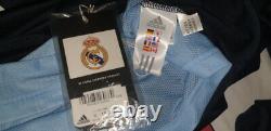 (m) Real Madrid Shirt Jersey Player Issue Long Sleeve Double Layer Ls Long