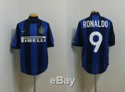 (s) Inter Milan Shirt Jersey Maglia Ronaldo Brazil Barcelona Real Madrid
