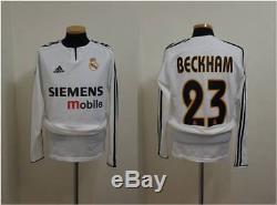 (s) Real Madrid Shirt Jersey Beckham Manchester Milan Psg Galaxy Maglia Camiseta
