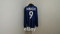 (xl) Inter Milan Shirt Jersey Maglia Ronaldo Brazil Barcelona Real Madrid